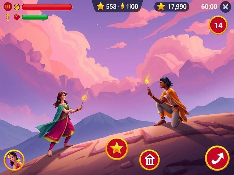 Indian Players Enjoying Holi Lively Quest